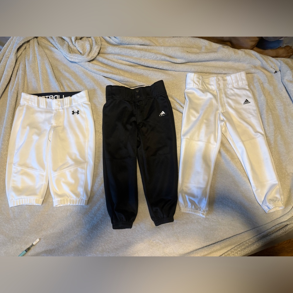Under Armour and Adidas baseball Pants Set